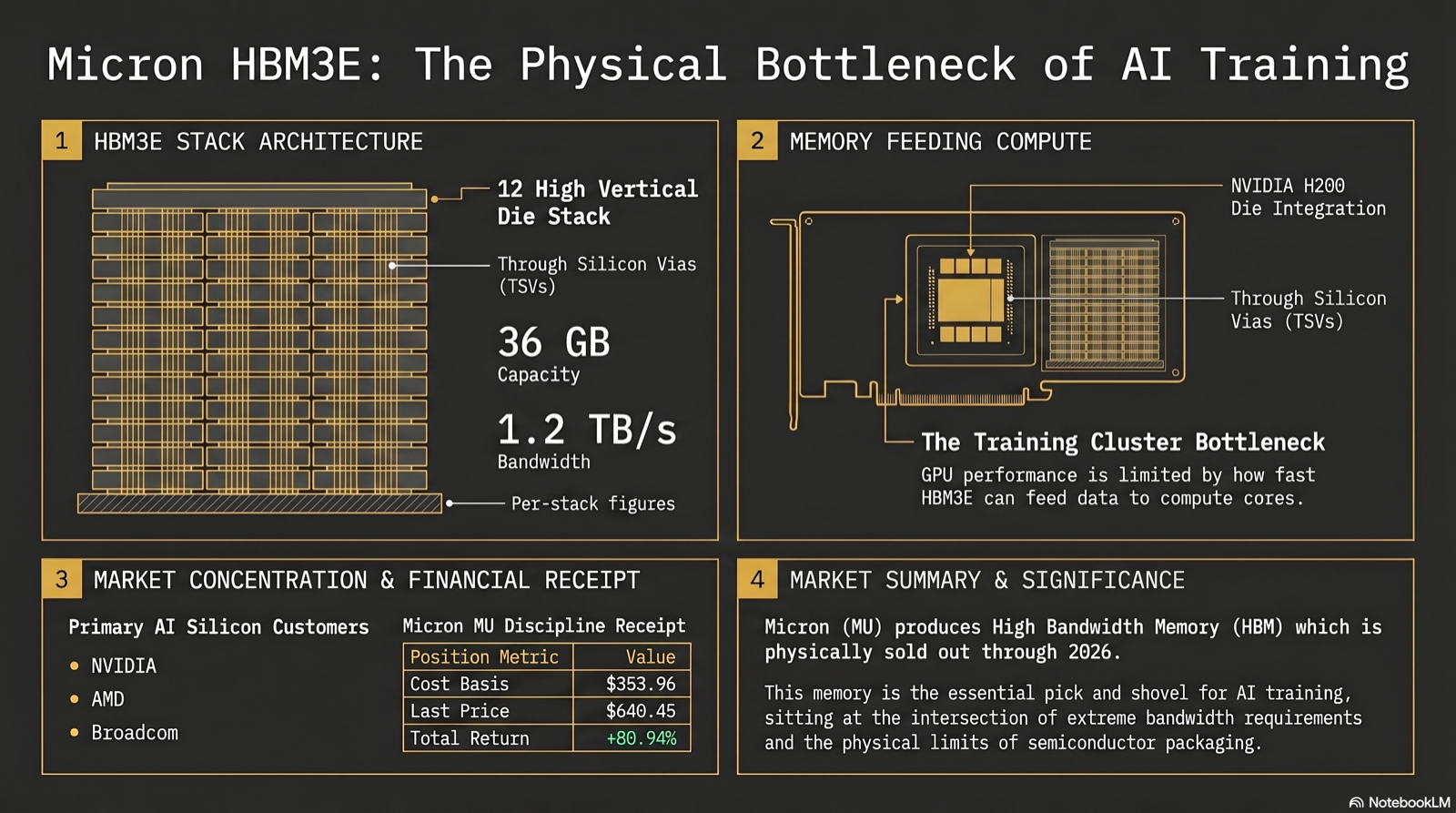 Micron HBM3E NotebookLM
